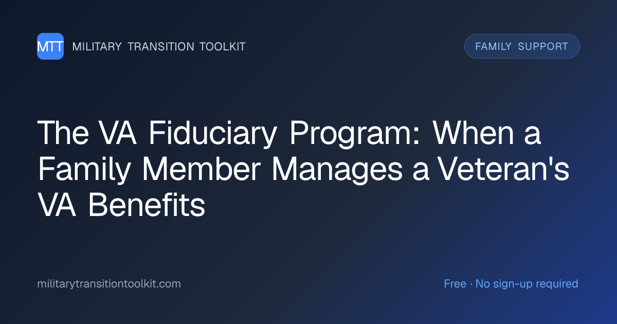 The VA Fiduciary Program: When a Family Member Manages a Veteran's VA ...
